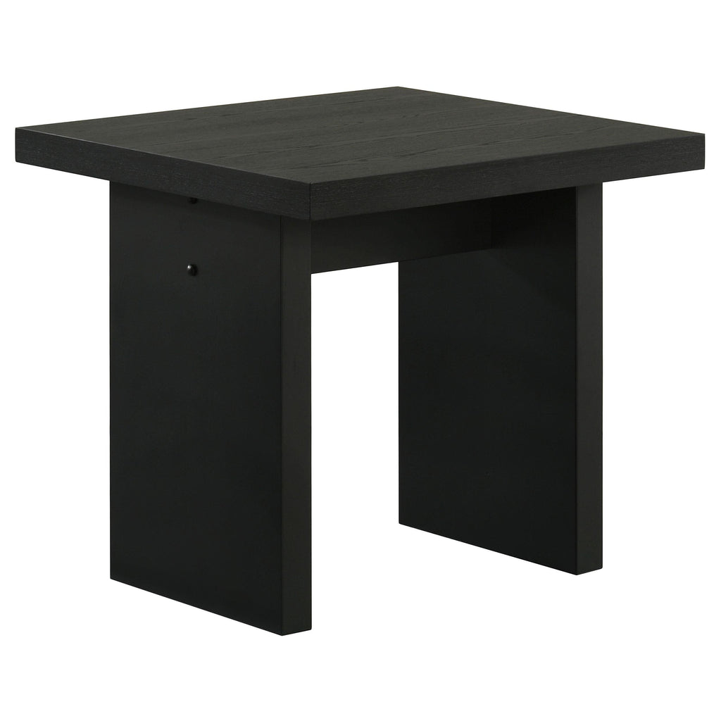 Decker Square Occasional Side End Table Natural Oak