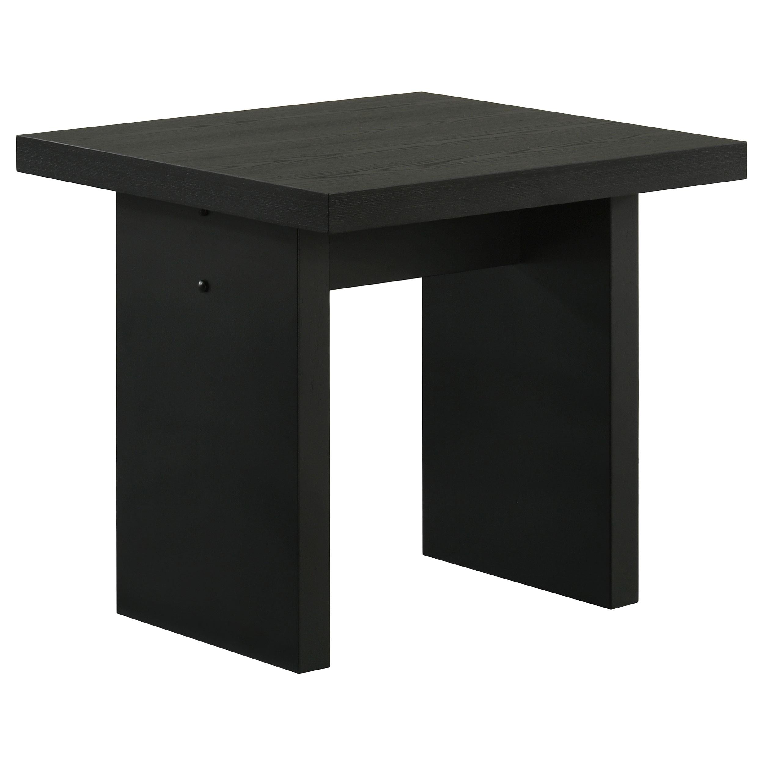 Decker Square Occasional Side End Table Natural Oak