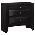 Briana 2-drawer Nightstand Black - 200702