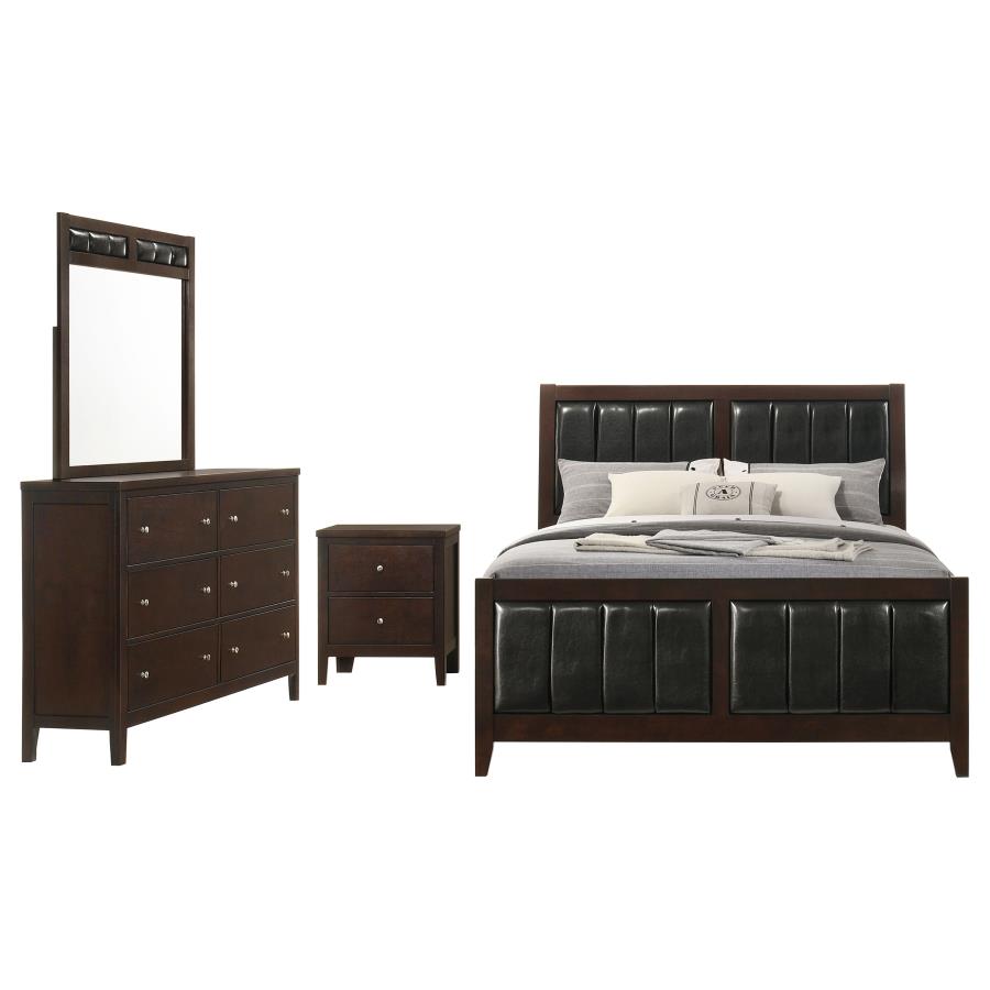 Carlton 5-piece Eastern King Bedroom Set Cappuccino