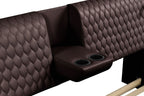 Galaxy Home Zoya Smart Multifunctional Queen Size Bed Made w/ Wood In Brown