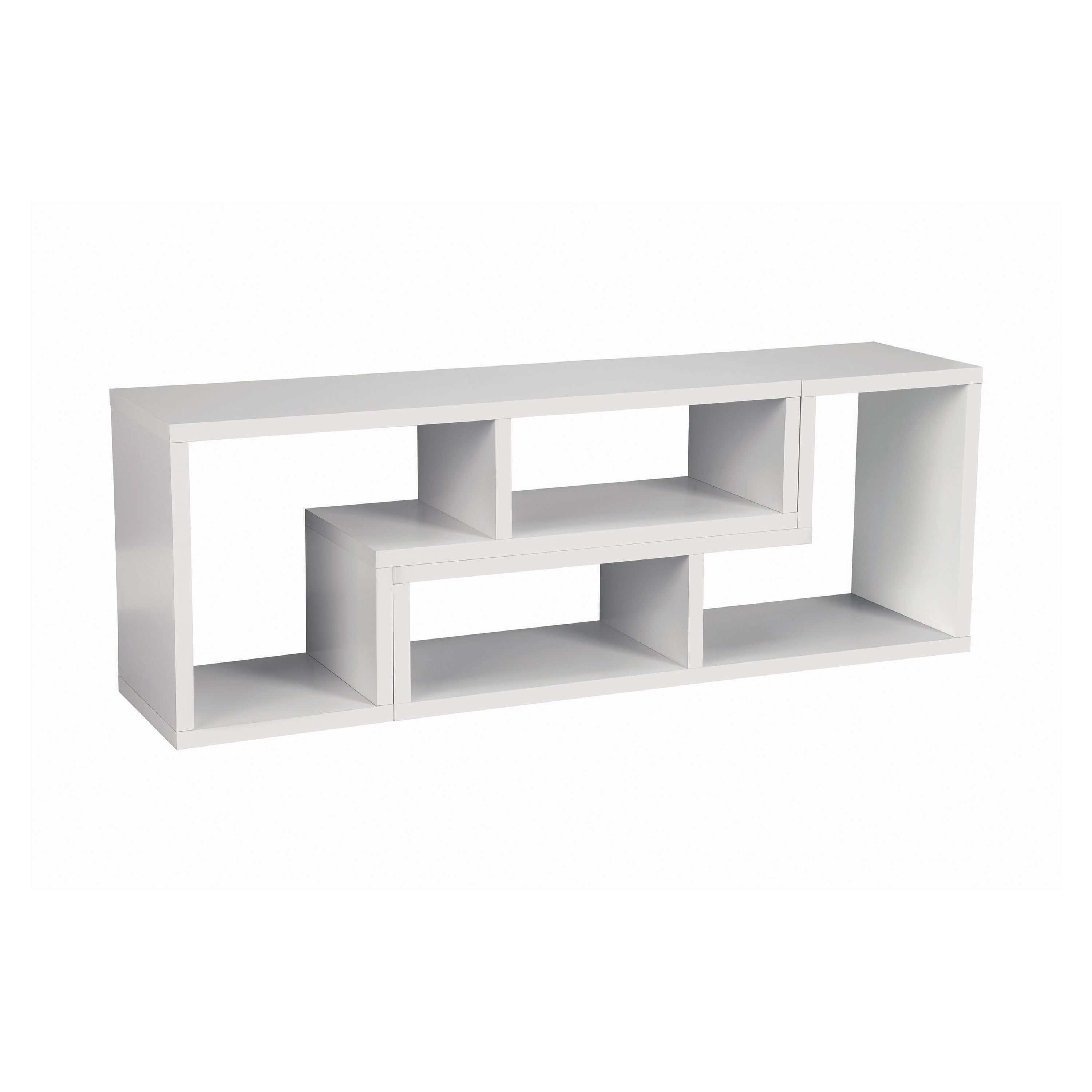 Velma Multipurpose TV Stand and Bookshelf White