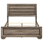 Kauffman Wood Queen Panel Bed Washed Taupe