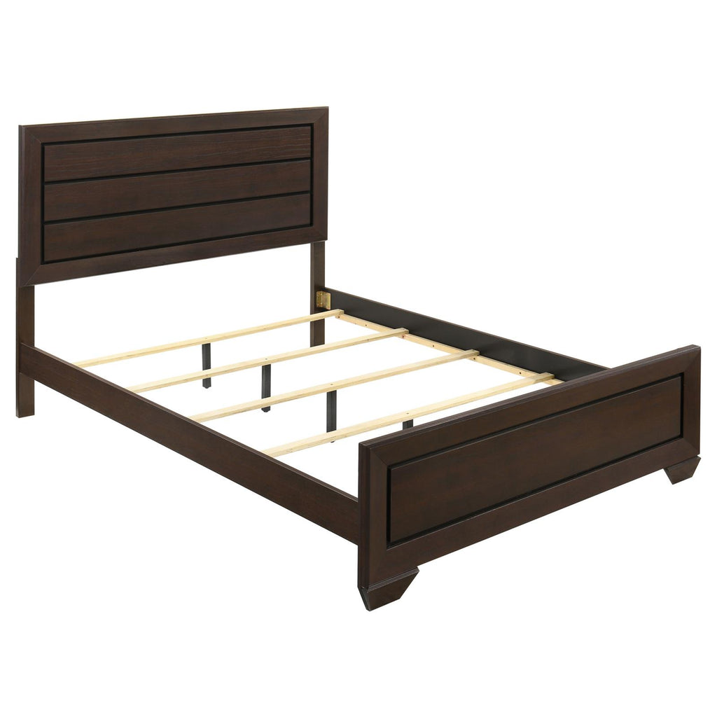 Kauffman Dark Cocoa 4pc Queen Bedroom Set