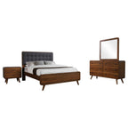 Robyn 4-piece Full Bedroom Set Dark Walnut