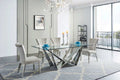 ESF Furniture - Extravaganza 2061 7 Piece Dining Table Set - 2061-7SET
