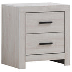 Brantford 2-drawer Nightstand Coastal White - 207052