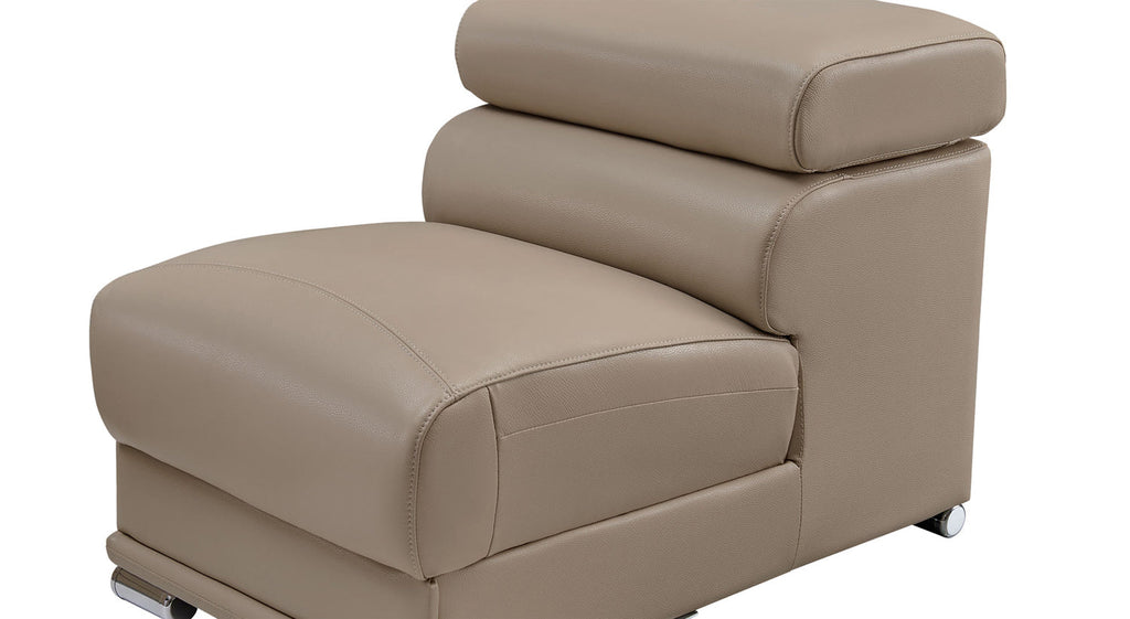ESF Furniture - 2119 Sectional Sofa in Beige - 2119-SEC-BGE