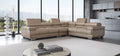 ESF Furniture - 2119 Sectional Sofa in Beige - 2119-SEC-BGE