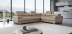 ESF Furniture - 2119 Sectional Sofa in Beige - 2119-SEC-BGE