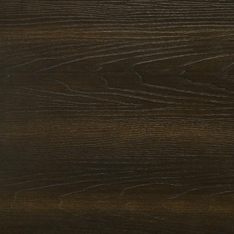 Atlas 63-inch California King Upholstered Panel Bed Grey and Dark Oak