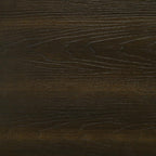 Atlas 63-inch California King Upholstered Panel Bed Grey and Dark Oak