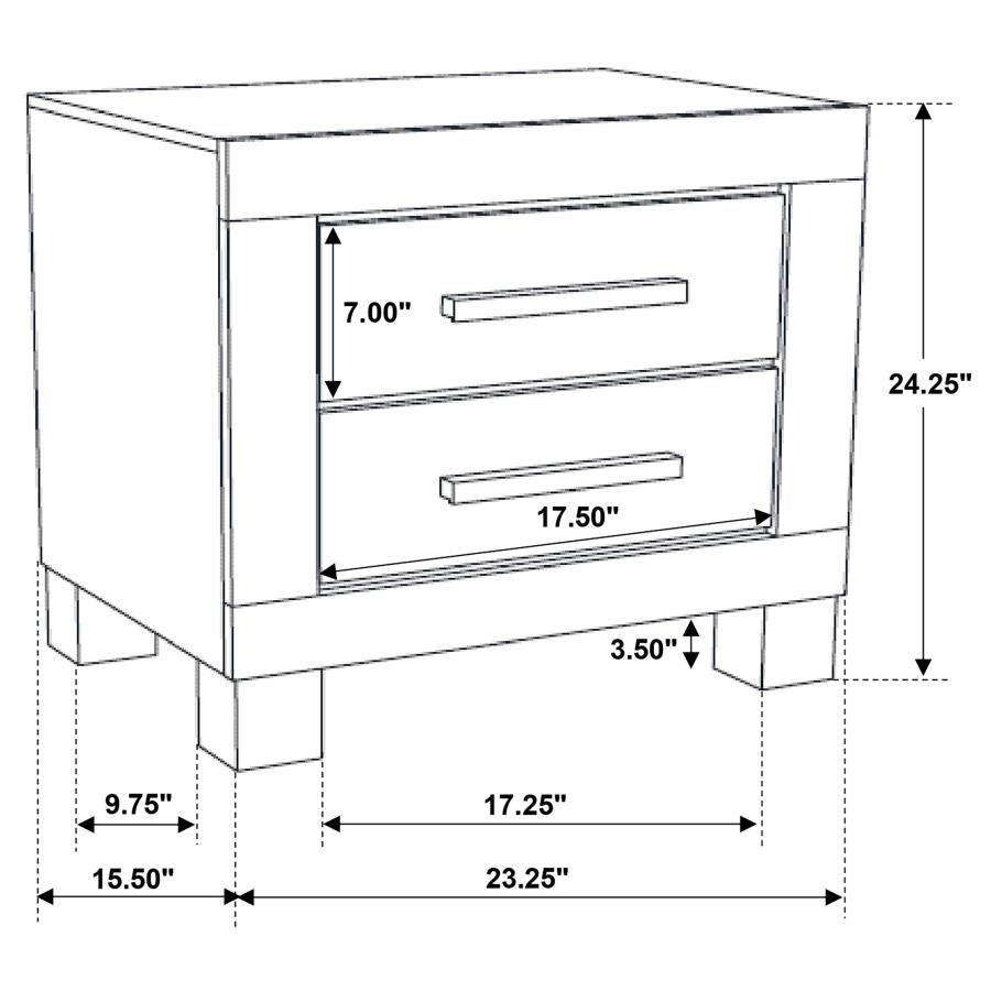 Atelier Forn 5-drawer Nightstand