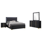 Marceline 4-piece Full Bedroom Set Black