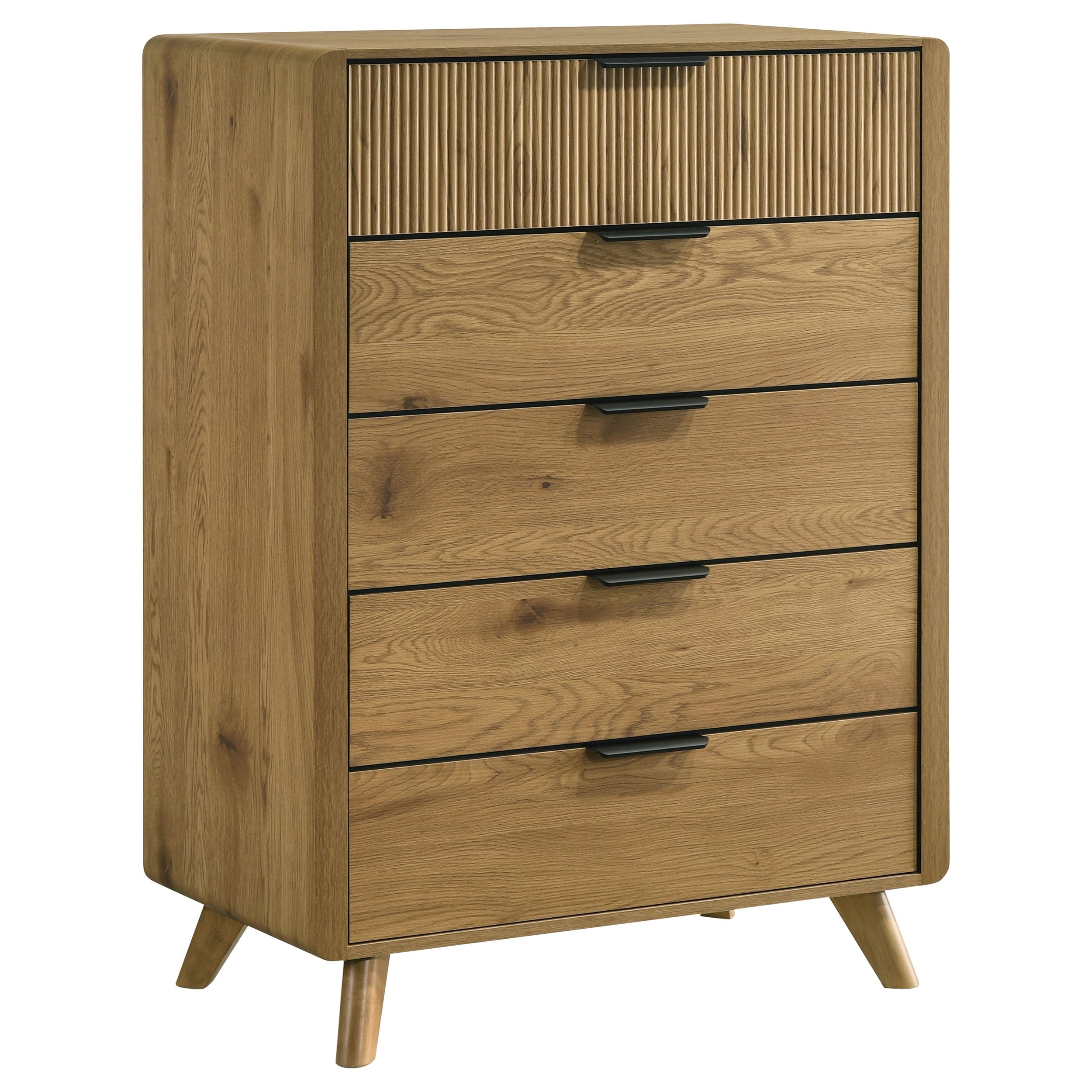 Bennett 4-piece Eastern King Bedroom Set Light Oak