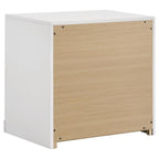 Ines 4-piece Eastern King Bedroom Set Navy and White High Gloss