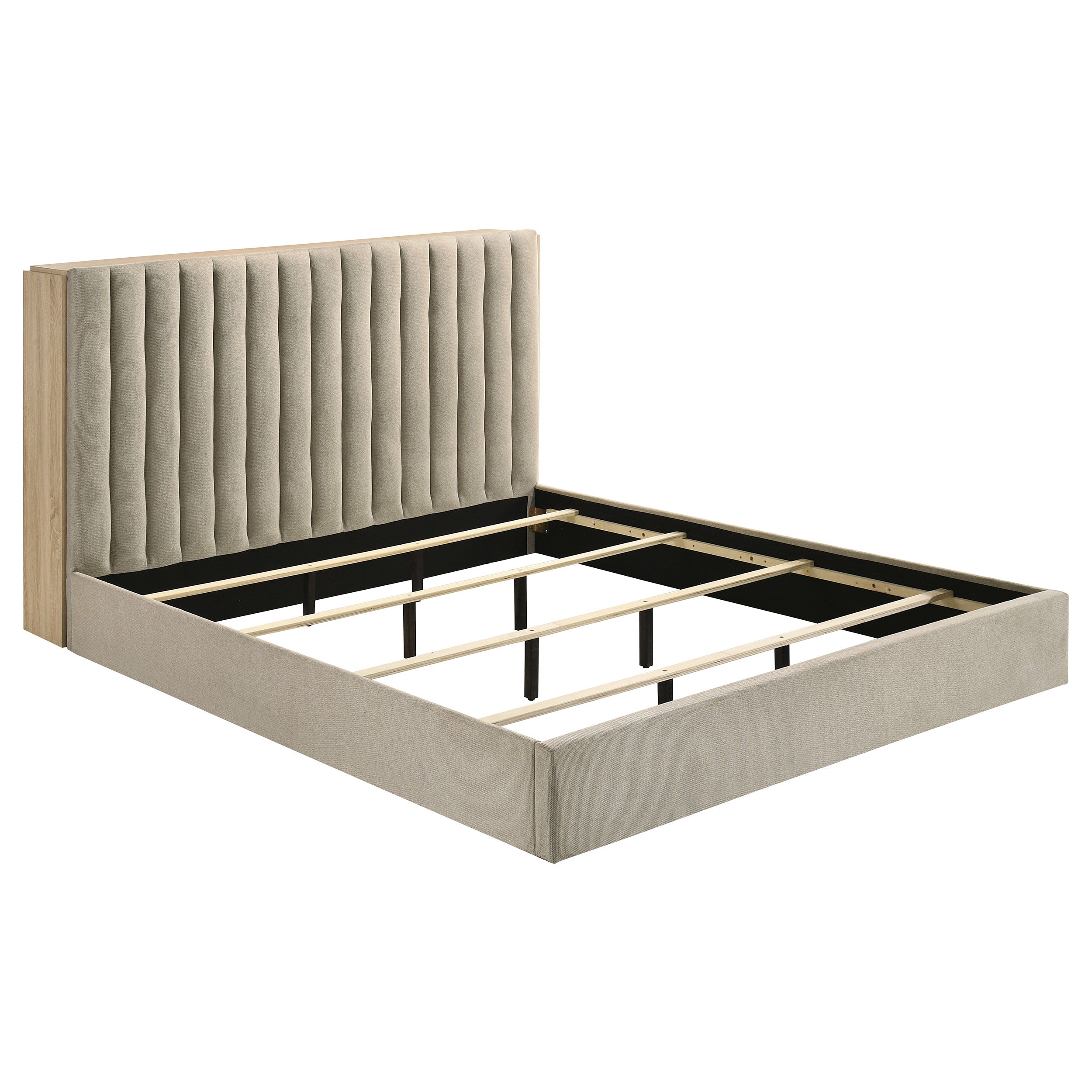 Arielle Bookcase Panel Storage Bed