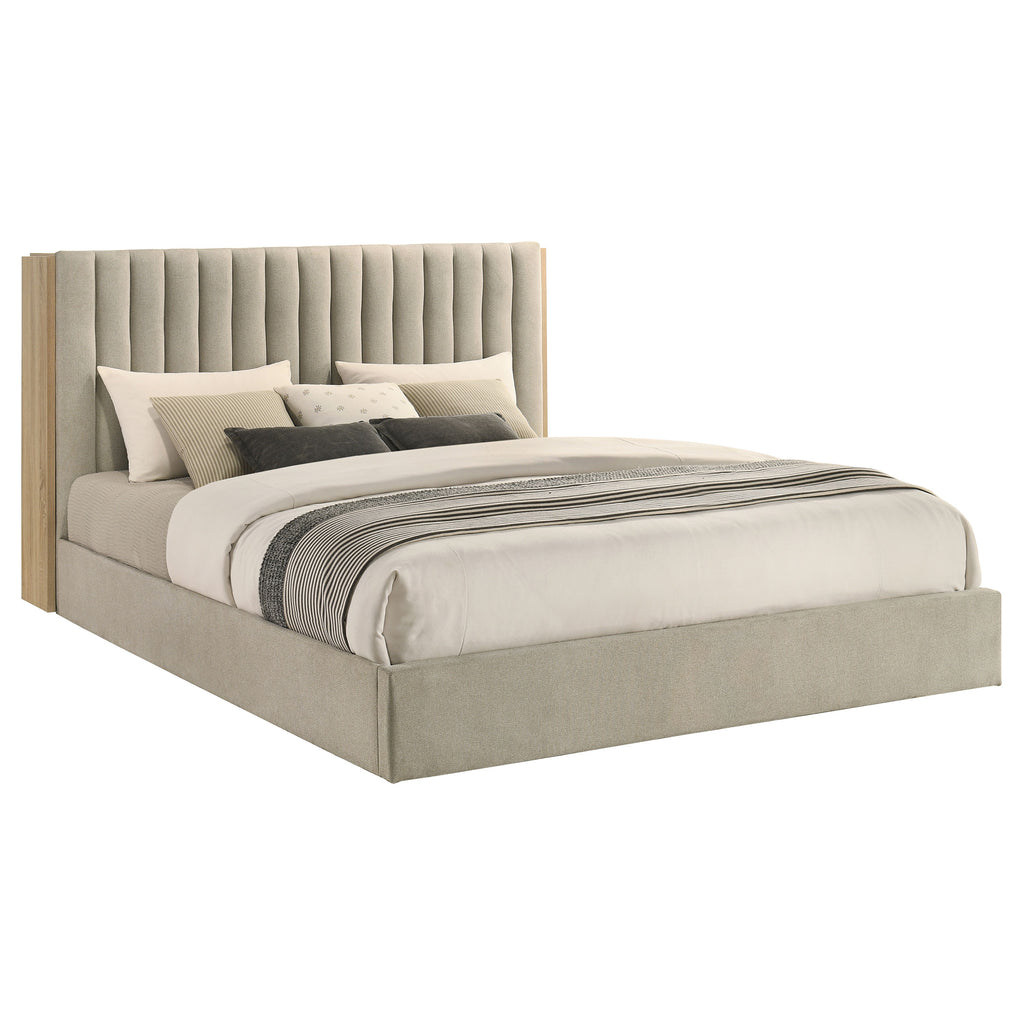Arielle Bookcase Panel Storage Bed
