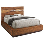 Winslow Smokey Walnut & Coffee Bean Storage Eastern King Bed