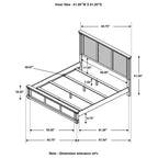 Hillcrest White Queen Panel Bed