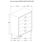 Melody Grey Nightstand