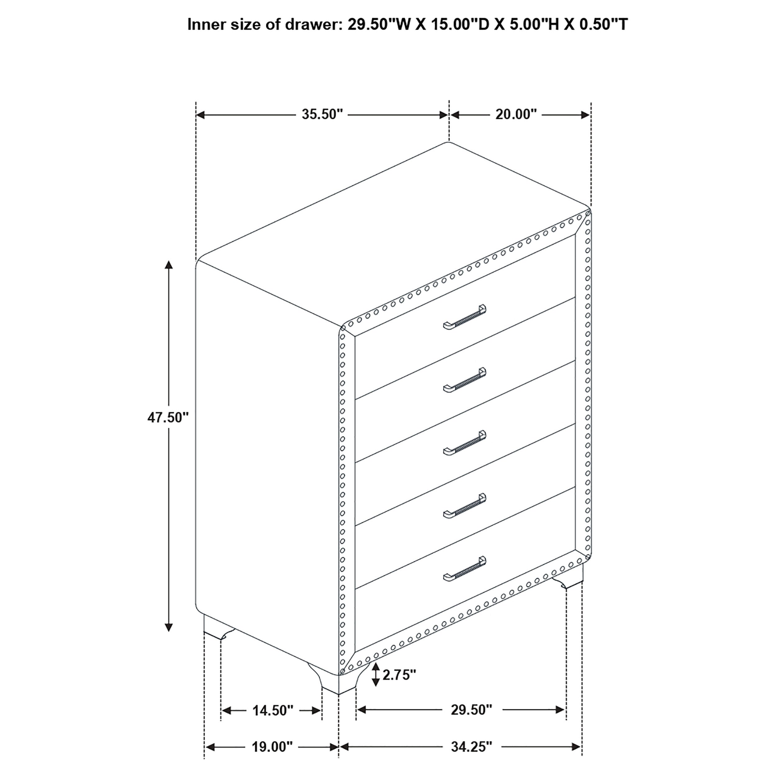 Melody Grey Nightstand