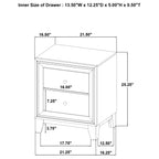 Welsley Walnut Nightstand