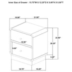 Cavelle Black Nightstand