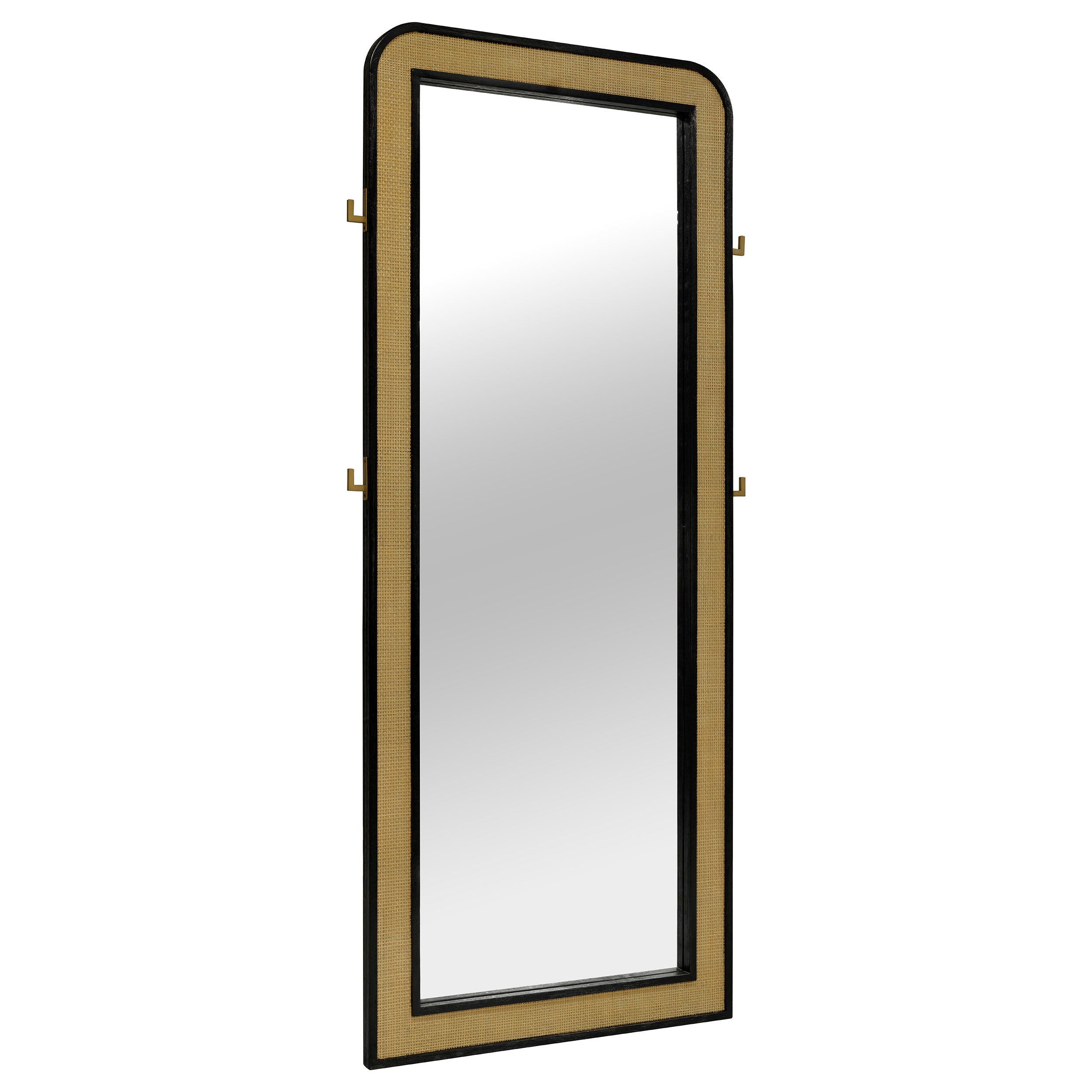 Arini Black Floor Mirror
