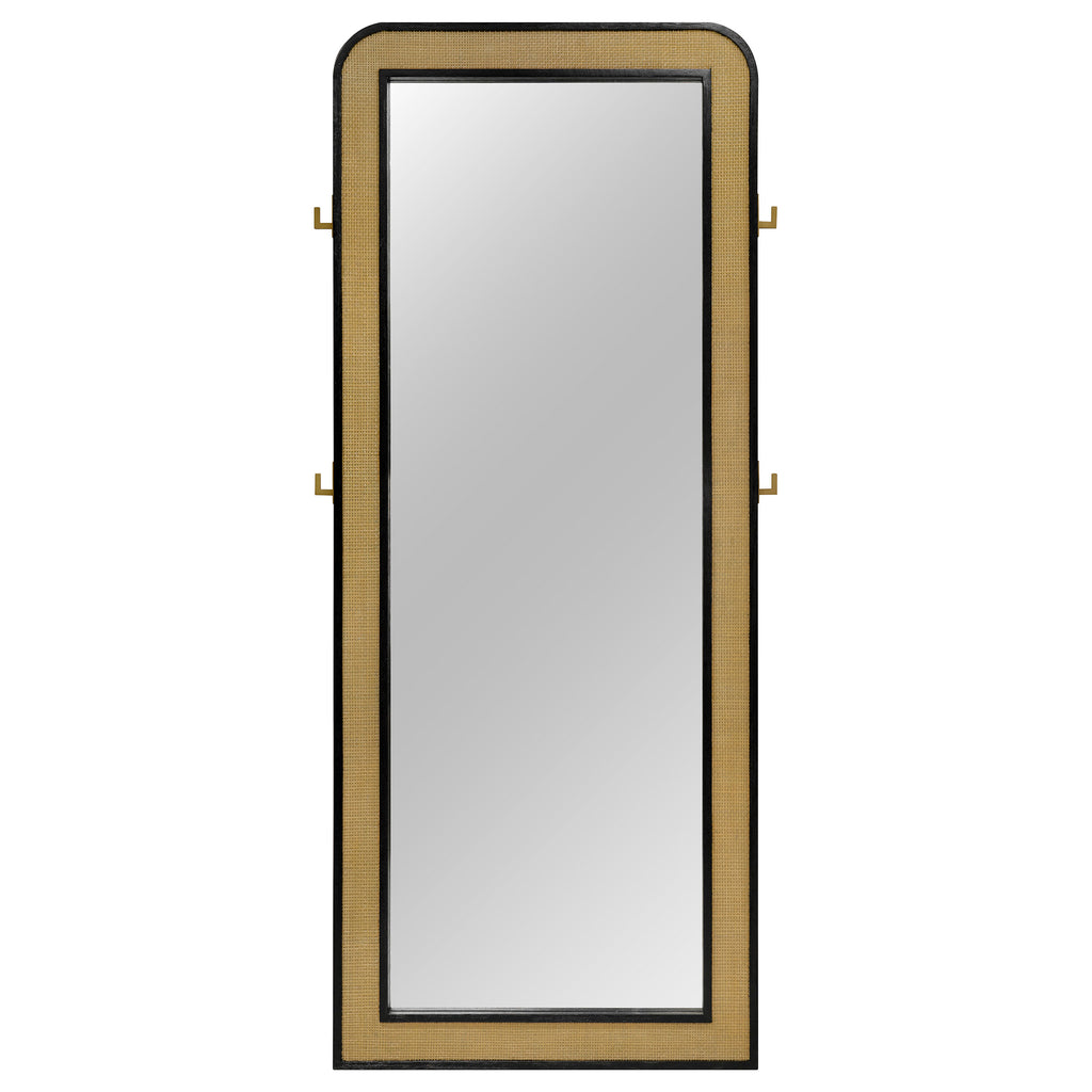 Arini Black Floor Mirror
