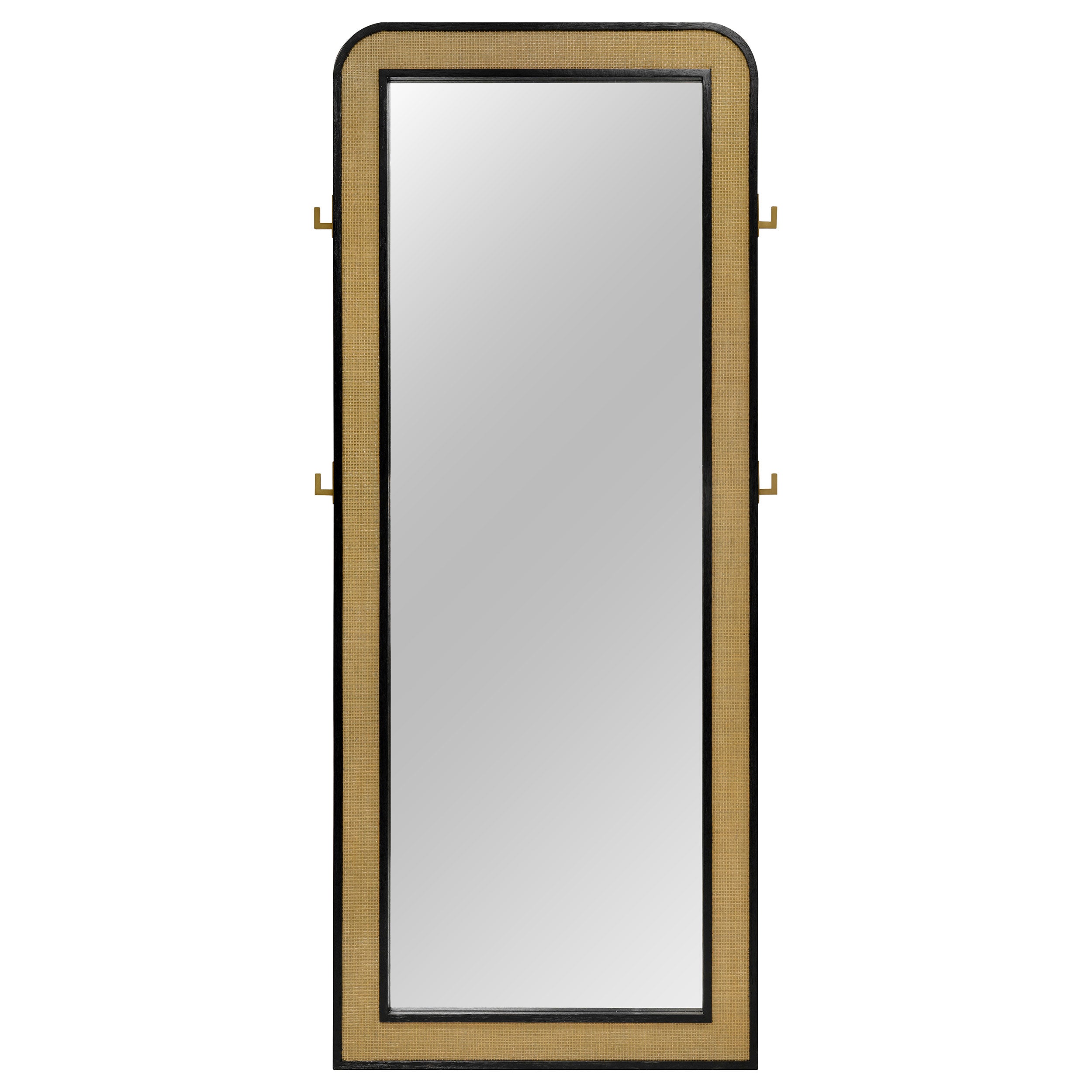 Arini Black Floor Mirror