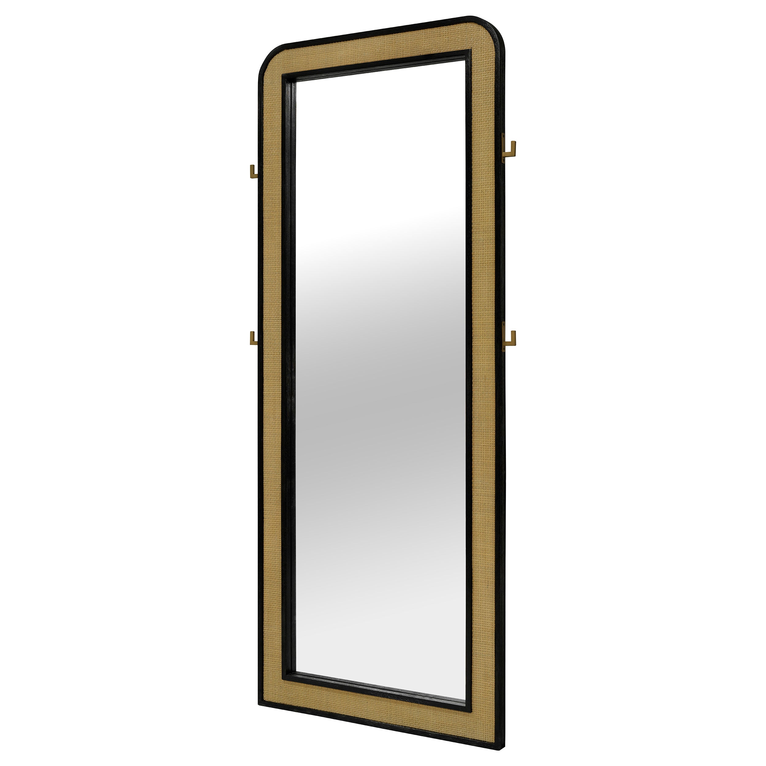 Arini Black Floor Mirror