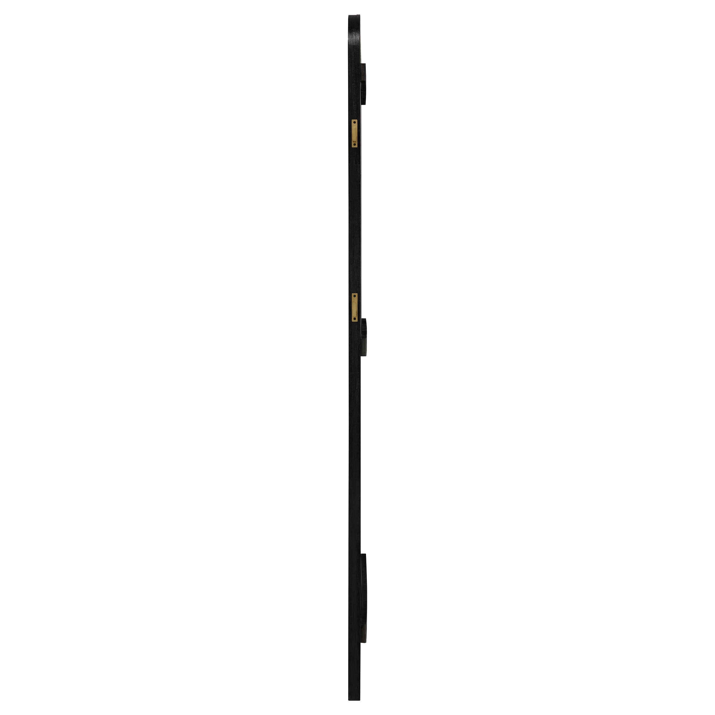 Arini Black Floor Mirror