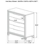 Marmore White Chest
