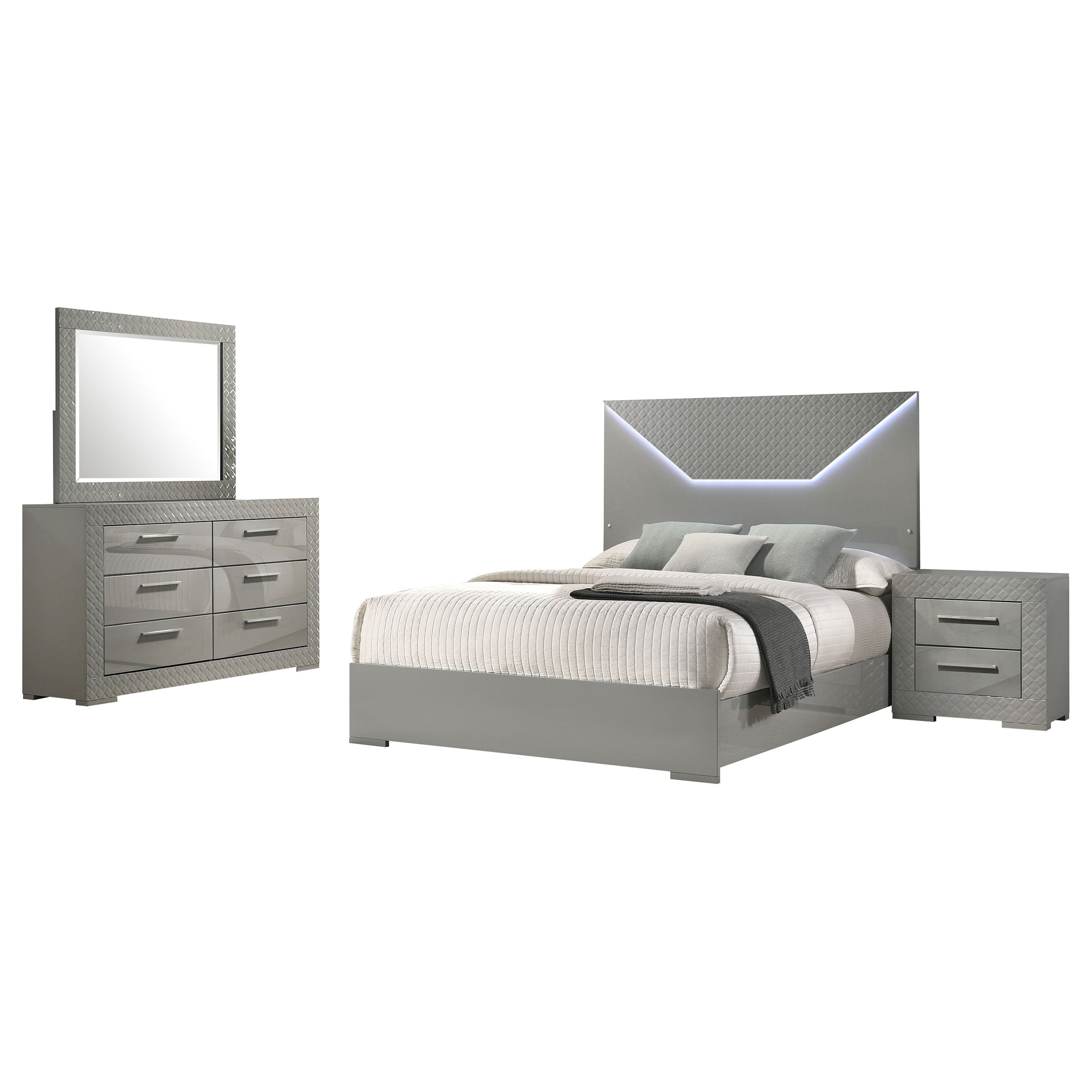 Ives High Gloss Bedroom