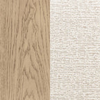 Kailani 52-inch California King Wingback Bed Beige Oak