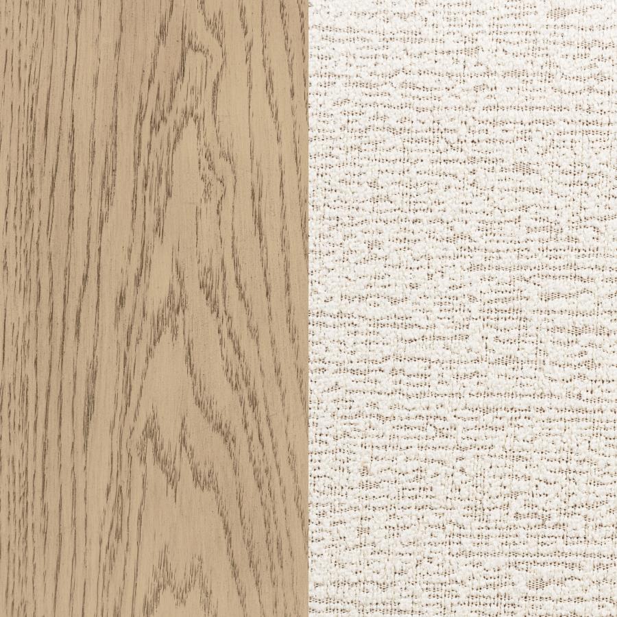 Kailani 52-inch California King Wingback Bed Beige Oak