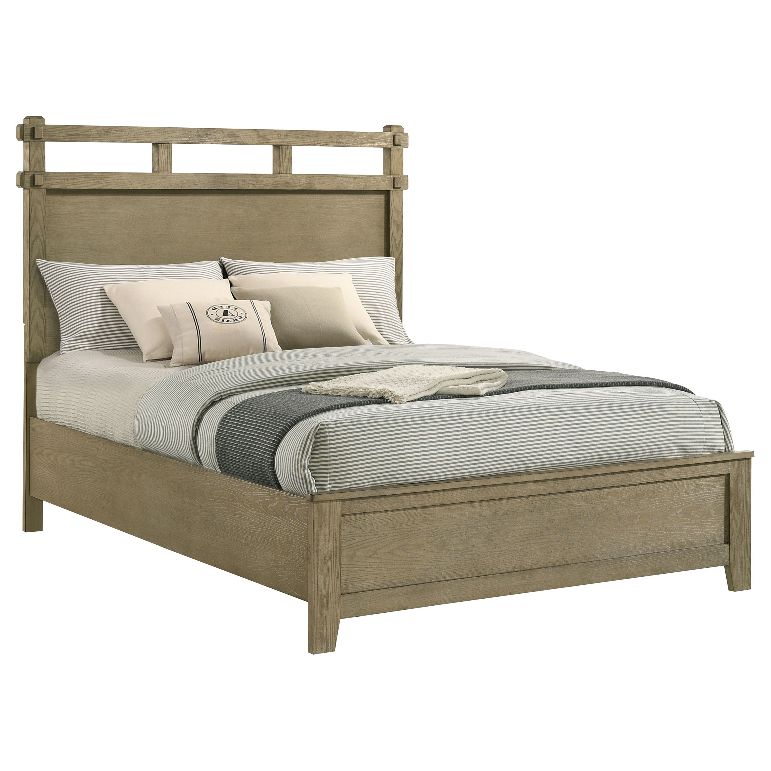 Hazlewood 61-inch Eastern King Panel Bed Vineyard Oak