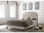 Tamarac Upholstered Full Panel Bed Beige