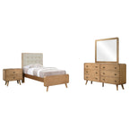 Robyn 4-piece Full Bedroom Set Dark Walnut