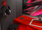 ESF Furniture - Gamer Bed 120x200 in Red & Black - GAMERBEDRED120x200