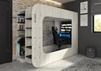 ESF Furniture - Gamer Bed 35.43" x 78.7" in Natural - GAMERBEDNATURAL