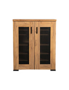 Bristol 6-shelf Engineered Wood Shoe Cabinet Golden Oak