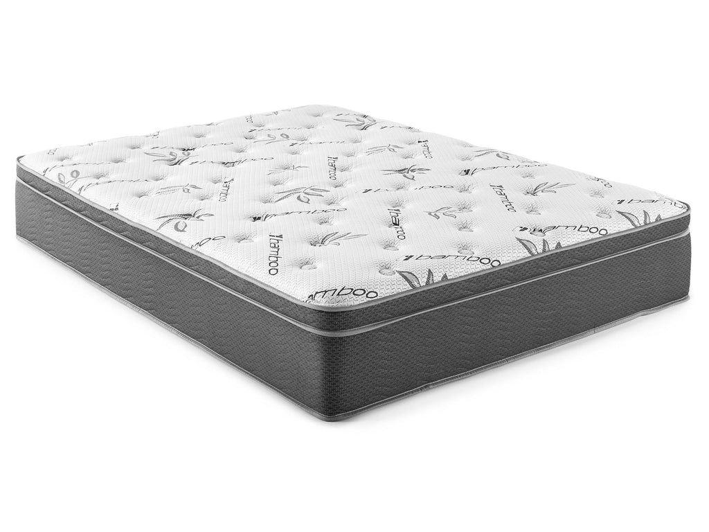 Sommet 13-inch Full Bamboo Euro Top Memory Foam Hybrid Mattress