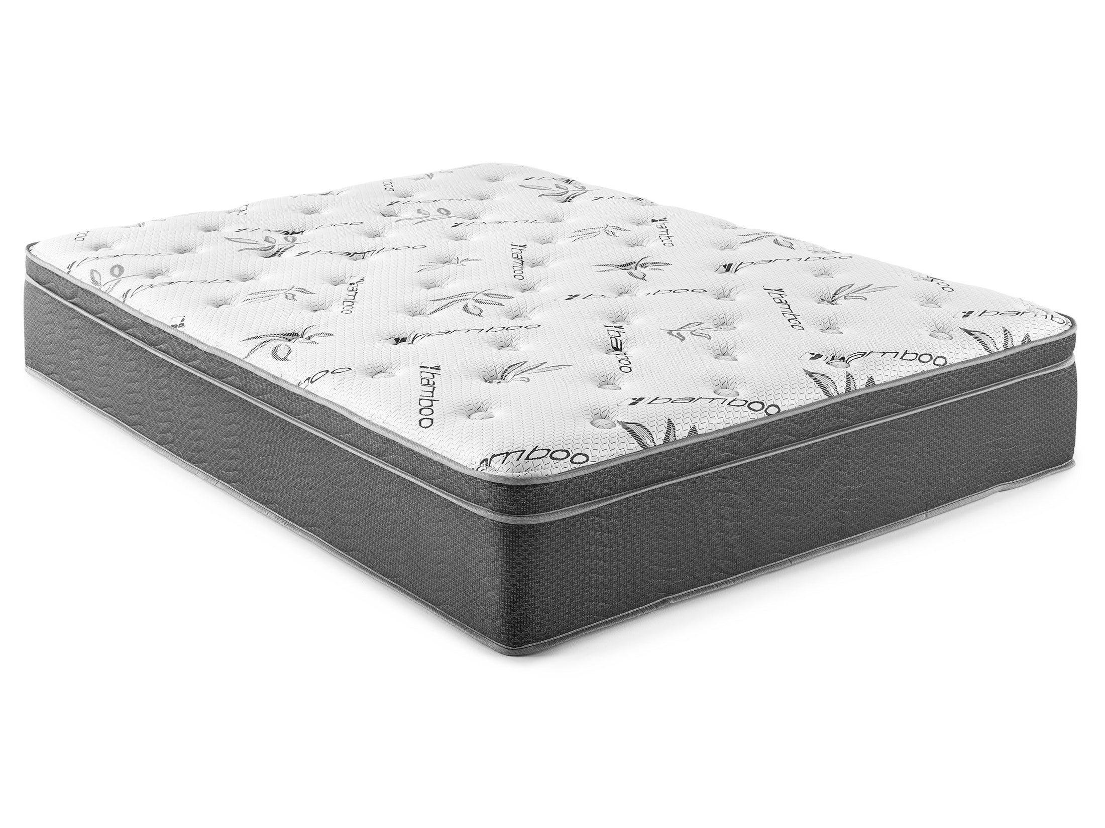Sommet 13-inch Full Bamboo Euro Top Memory Foam Hybrid Mattress