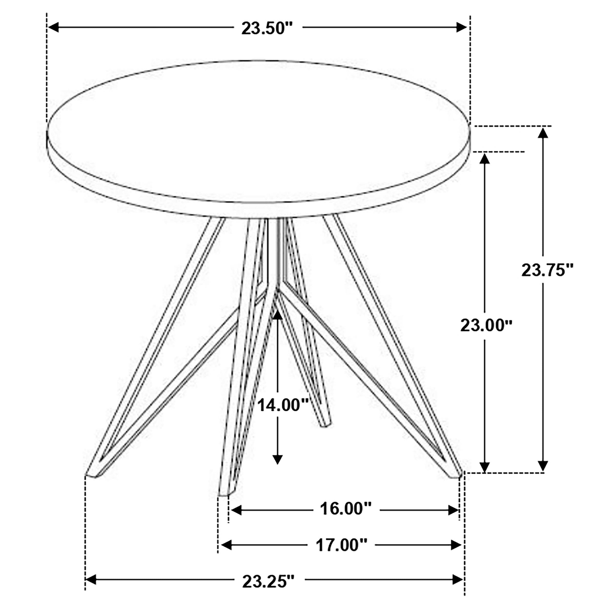 Hadi Round SmartTop Coffee Table Cement and Gunmetal