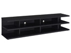 Cartmill 78-inch 2-tier TV Stand Media Console Black