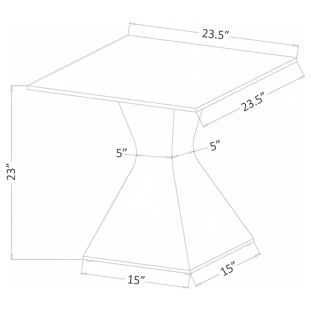 Jenny Glass Top Stainless Steel Coffee Table Chrome