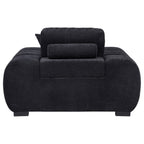 Octavia Upholstered Track Arm Accent Chair Amber