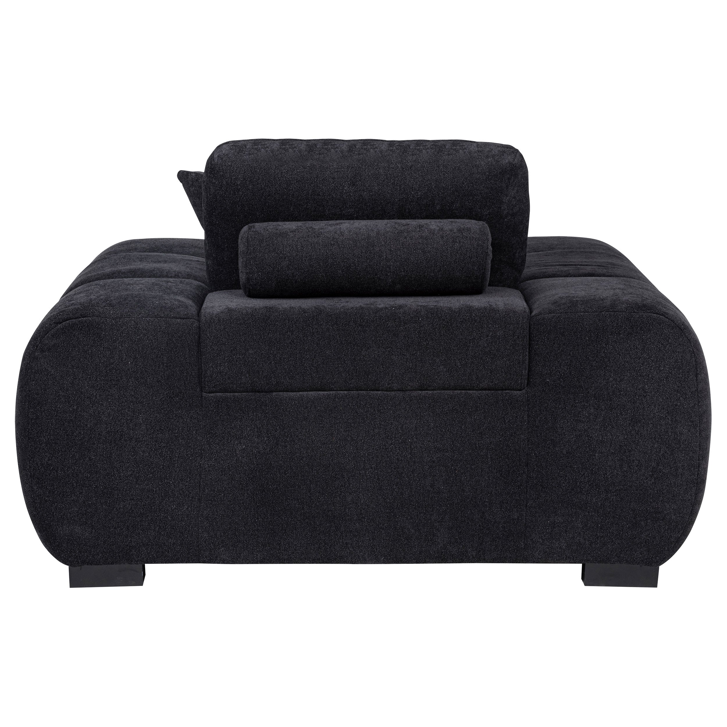Octavia Upholstered Track Arm Accent Chair Amber